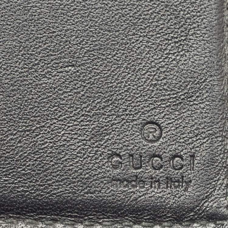 Pre Owned Gucci Beige GG Supreme Canvas Kingsnake Bifold Wallet