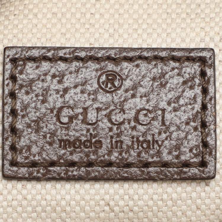 Pre Owned Gucci Beige Jumbo GG Canvas Body Bag