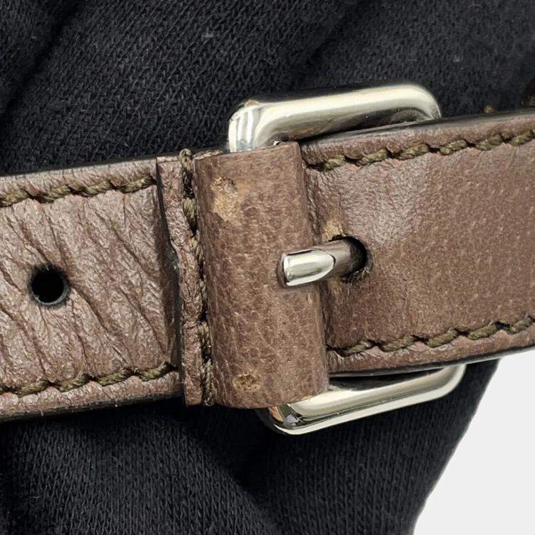 Pre Owned Gucci Gg Supreme Messenger Bag Red Gg Supreme Leather