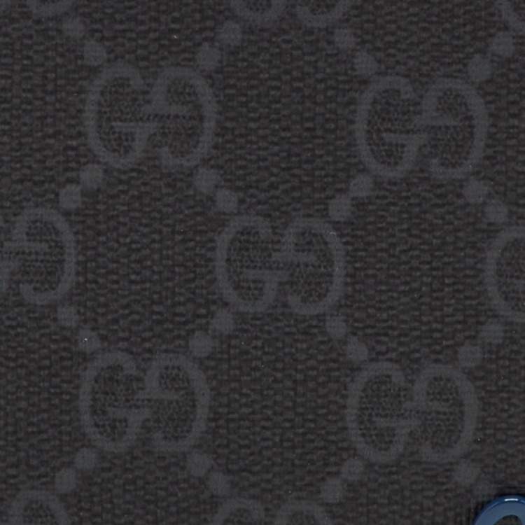 مملوكة مسبقًا Gucci Ash Grey GG Supreme Canvas Bifold Wallet