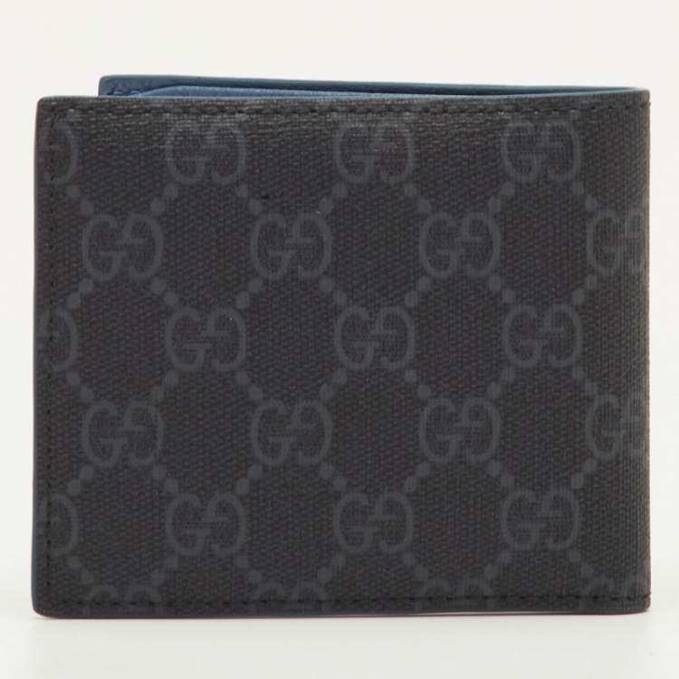 مملوكة مسبقًا Gucci Ash Grey GG Supreme Canvas Bifold Wallet