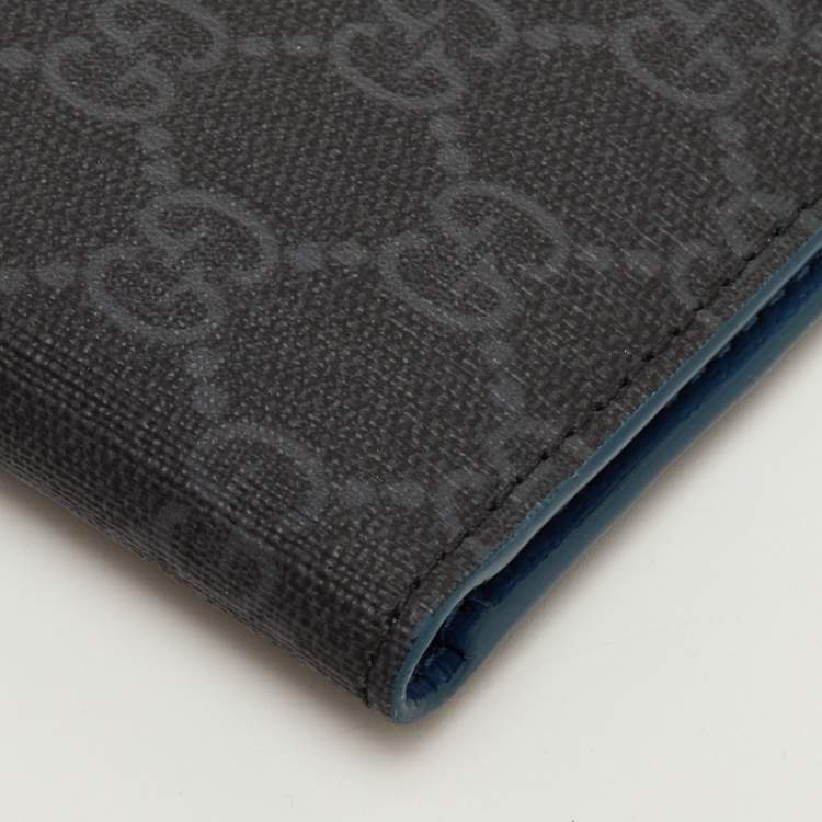 مملوكة مسبقًا Gucci Ash Grey GG Supreme Canvas Bifold Wallet