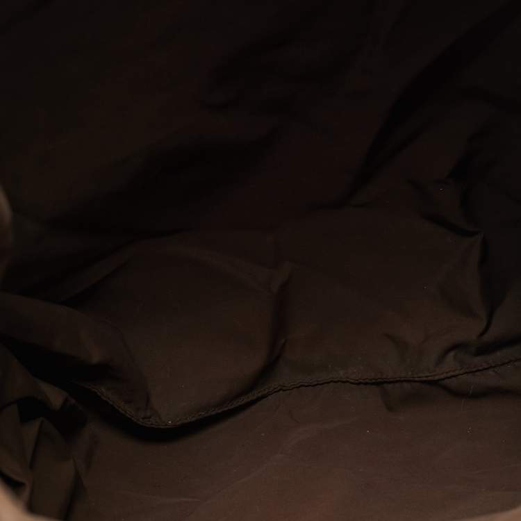 مملوكة مسبقًا Gucci Courrier Beige/Brown GG Supreme Canvas Drawstring Backpack