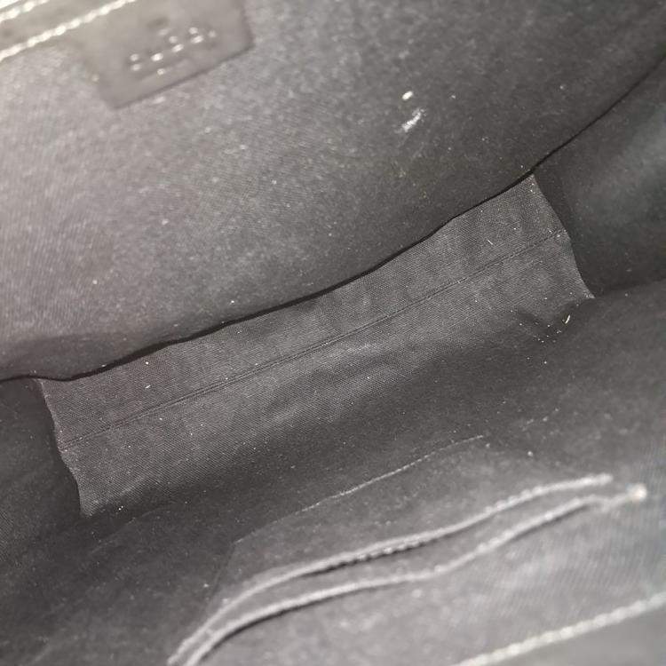 Pre Owned Gucci Grey PVC Pvc Tote And Shoulder Bag