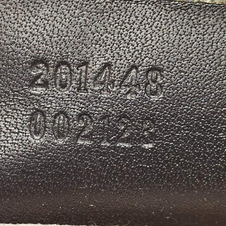 Pre Owned Gucci Navy Blue/Beige GG Supreme Canvas Messenger Bag