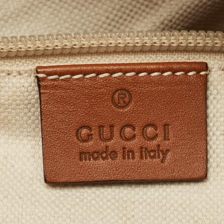 Pre Owned Gucci Navy Blue GG Nylon Messenger Bag