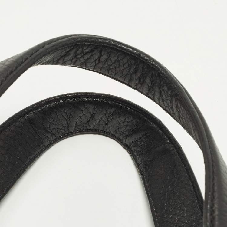 Pre Owned Gucci Soho Black Leather bussiness Briefcase Bag