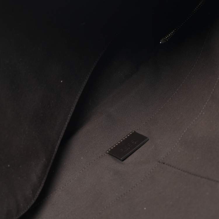 Pre Owned Gucci Brown/Beige GG Supreme Canvas Portfolio Case