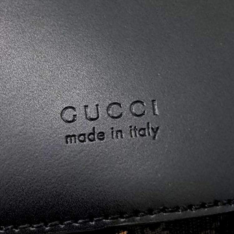 Pre Owned Gucci Black PVC Soft GG Supreme Backpack (495563)