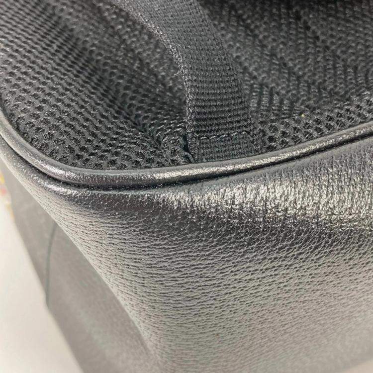 Pre Owned Gucci Interlocking G Medium Tiger Backpack In Gg Supreme Canvas Black