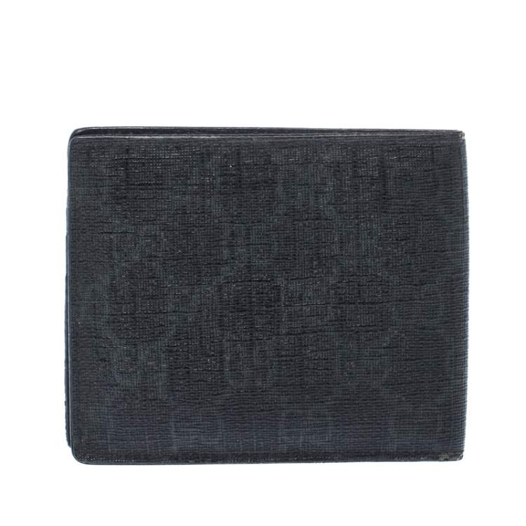 Pre Owned  Gucci Black GG Supreme Canvas Bifold Wallet