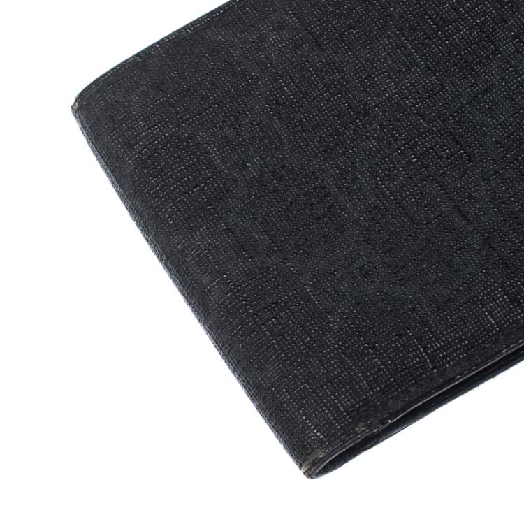 Pre Owned  Gucci Black GG Supreme Canvas Bifold Wallet