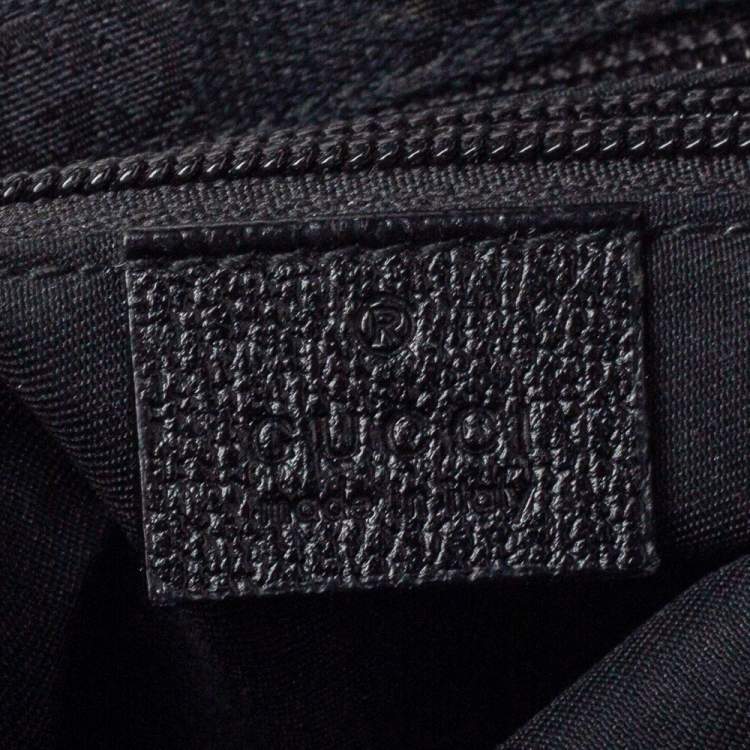 Pre Owned Gucci Navy Blue GG Canvas Small Vintage Web Messenger Bag