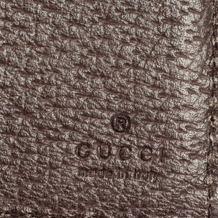 Pre Owned Gucci Multicolor Tian GG Supreme Canvas Bifold Wallet