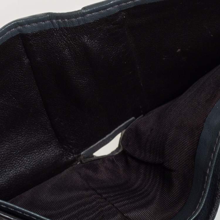 Pre Owned Gucci Grey Microguccissima Leather Bifold Wallet