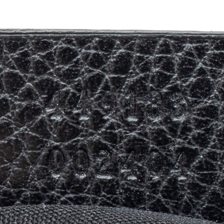 مملوكة مسبقًا Gucci Black GG Nylon and Leather Messenger Bag