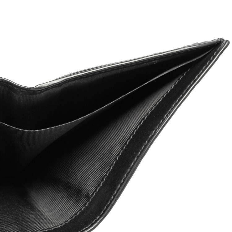 مملوكة مسبقًا Gucci Black Signature Leather Bifold Wallet