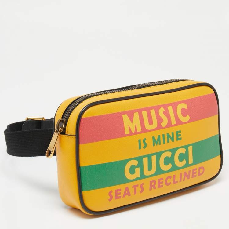 Pre Owned Gucci Multicolor Leather 100 Belt Bag