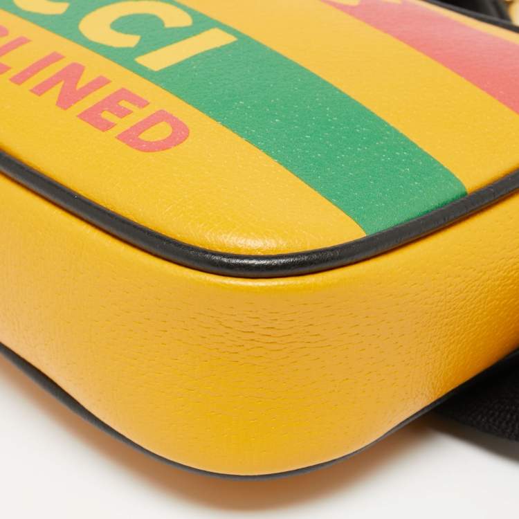 Pre Owned Gucci Multicolor Leather 100 Belt Bag