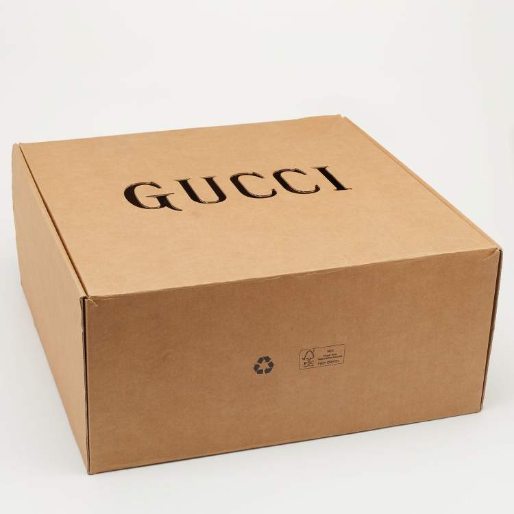 Pre Owned Gucci Black GG Nylon And Leather GG Off the Grid Tote