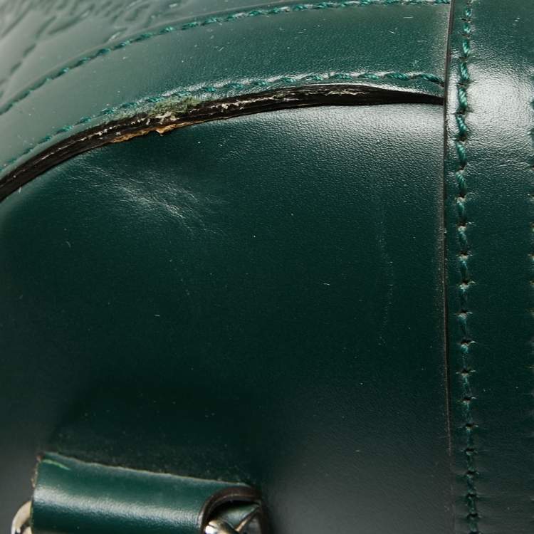 مملوكة مسبقًا Gucci Green Guccissima Leather Duffel Bag