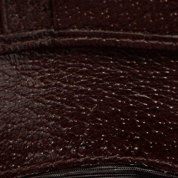 Pre Owned Gucci Beige GG Supreme Canvas and Leather Web Bifold Wallet