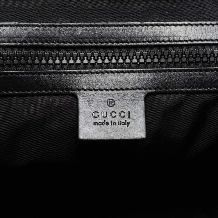 Pre Owned Gucci Black Nylon Techpack Backpack