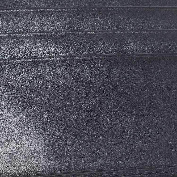Pre Owned Gucci Grey GG Emprime Canvas Bifold Compact Wallet