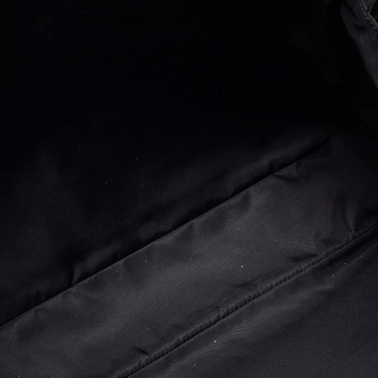 Pre Owned Gucci Black/Grey Guccissima Leather Laptop Bag