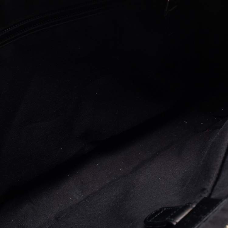 مملوكة مسبقًا Gucci Black Bright Diamante Leather Briefcase