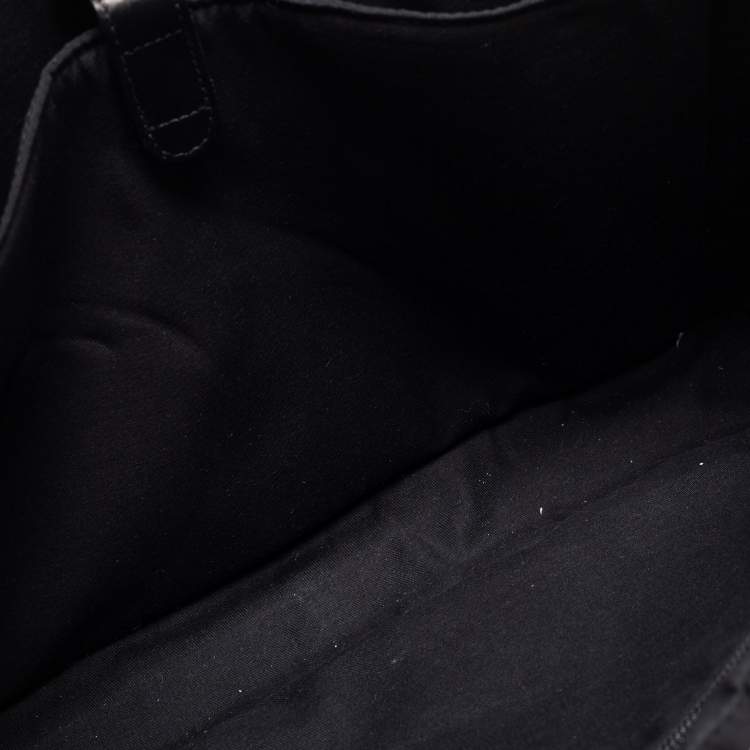 مملوكة مسبقًا Gucci Black Bright Diamante Leather Briefcase