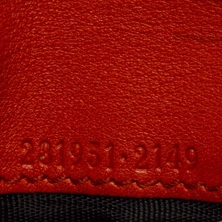 Pre Owned Gucci Yellow Micro Guccissima Leather Bifold Wallet