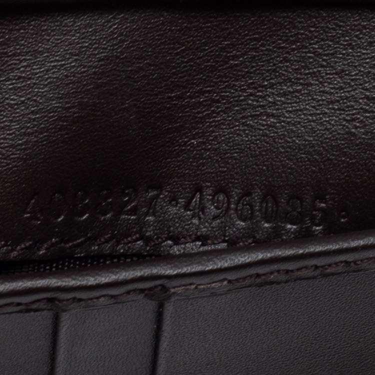 Pre Owned Gucci Beige GG Supreme Canvas Web Bifold Wallet 