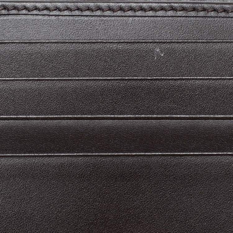 Pre Owned Gucci Beige GG Supreme Canvas Web Bifold Wallet 