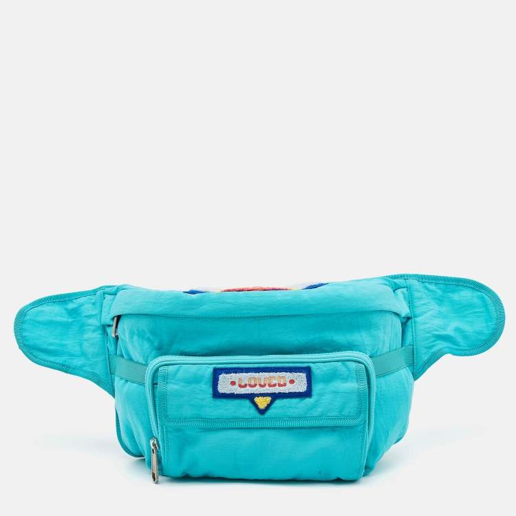 Gucci - Gucci '80s Patch Belt Bag Turquoise