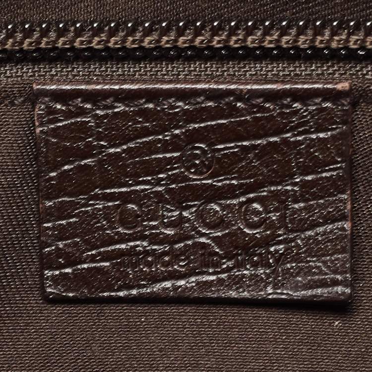 Pre Owned Gucci Brown/Beige GG Supreme Canvas Crossbody Bag