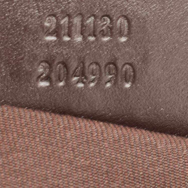 Pre Owned Gucci Beige/Ebony GG Supreme Canvas and Leather Web Messenger Bag