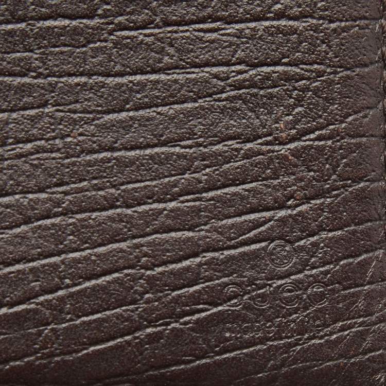 Pre Owned Gucci Beige GG Supreme Canvas Bi Fold Wallet