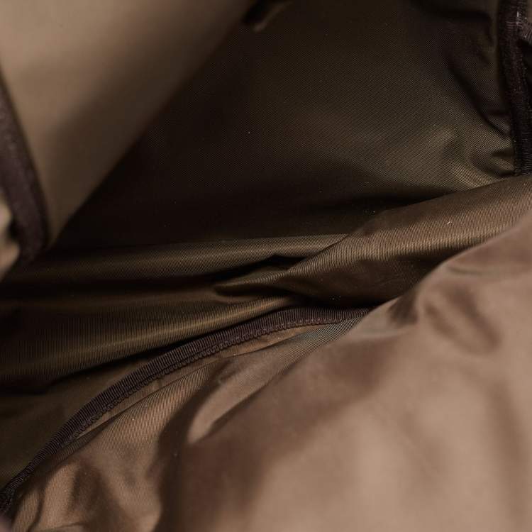 Pre Owned Gucci Beige/Brown GG Supreme Canvas Interlocking G Backpack