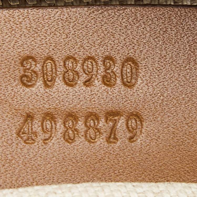 مملوكة مسبقًا Gucci Beige/Brown GG Canvas and Leather Messenger Bag