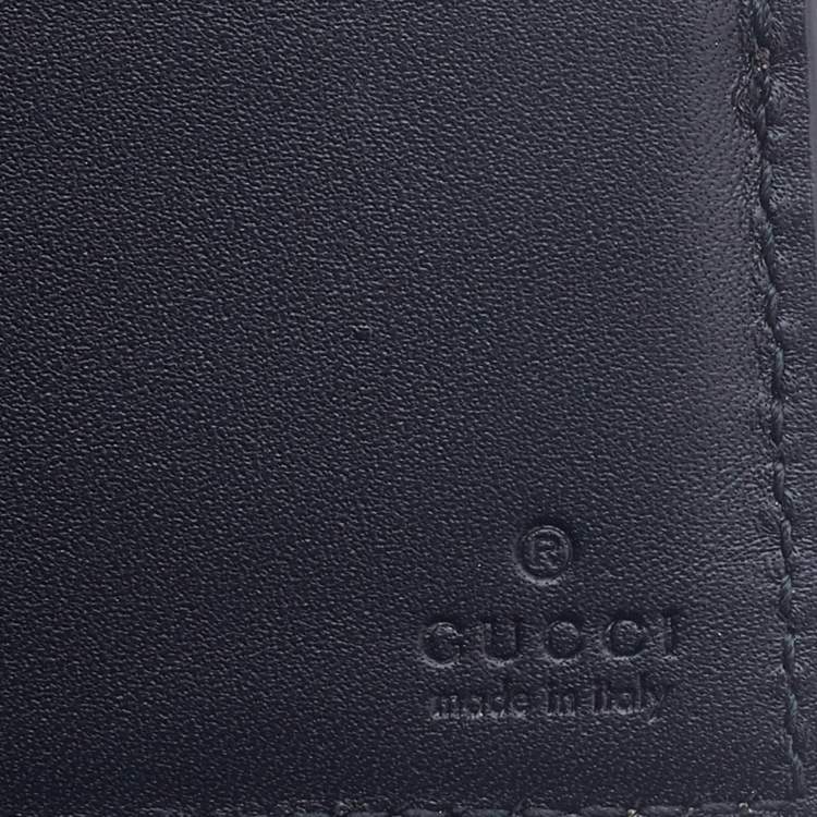 Pre Owned Gucci Beige GG Supreme Canvas Kingsnake Print Bifold Wallet