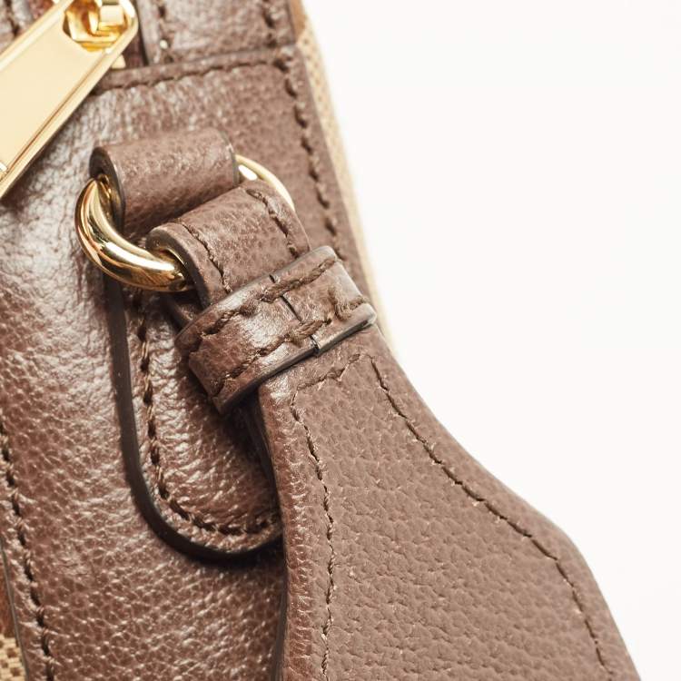مملوكة مسبقًا Gucci Ebony/Light Brown Jumbo GG Canvas Messenger Bag