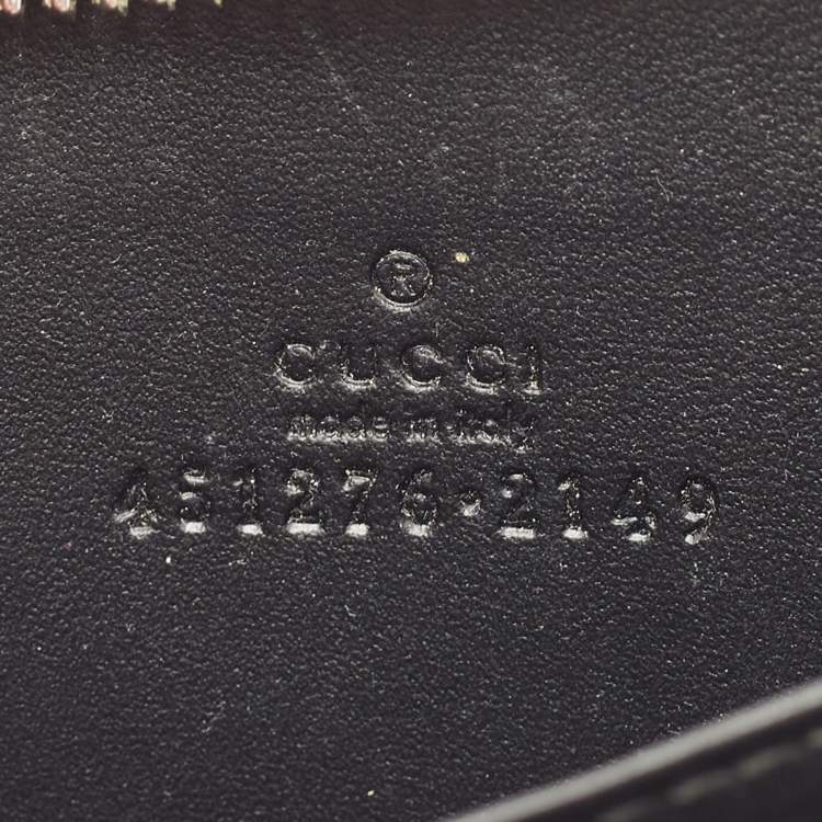 Pre Owned Gucci Beige Tiger Print GG Supreme Canvas Zip Card Case