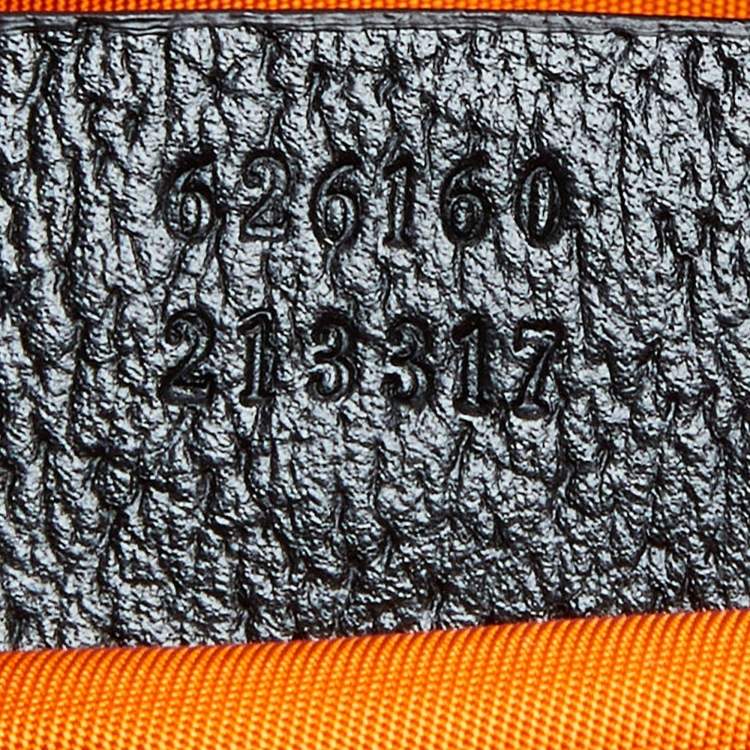 Pre Owned Gucci Orange GG Nylon Off The Grid Backpack
