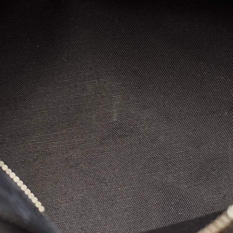 Pre Owned Gucci Black GG Supreme Canvas Interlocking G Duffle Bag