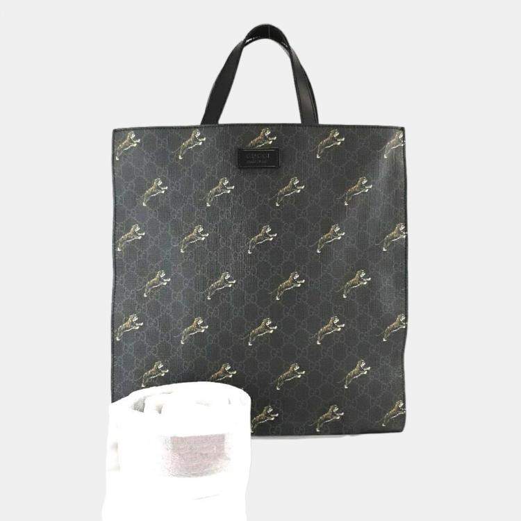 Gucci Grey GG Supreme Canvas Tote Bag Gucci | TLC