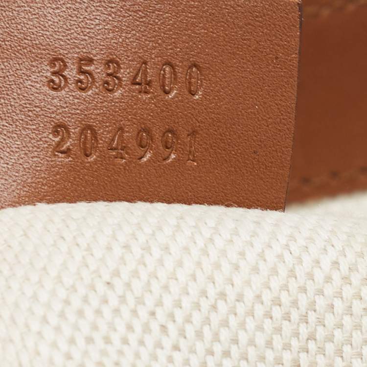 مملوكة مسبقًا Gucci Brown/Beige GG Canvas and Leather Messenger Bag