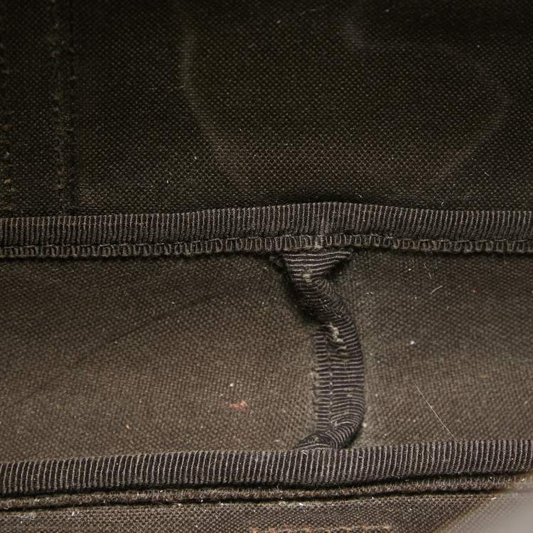 Pre Owned Gucci Brown/Beige GG Supreme Canvas and Leather Web Messenger Bag