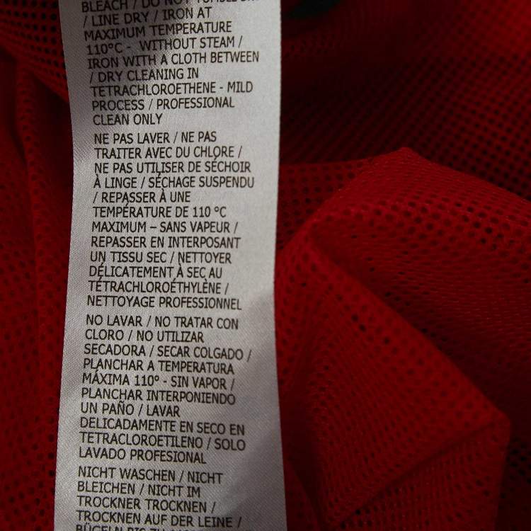 Pre Owned Gucci Green GG Interlocking Canvas Bowling Shirt S 
