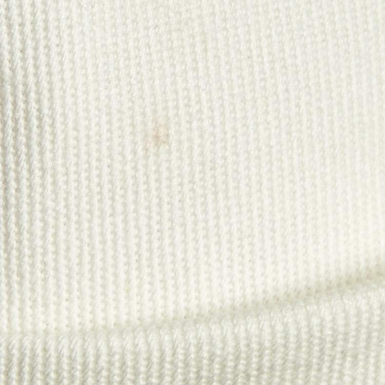 Pre Owned Gucci White Cotton Elasticated Bottom Cargo Pants XXL